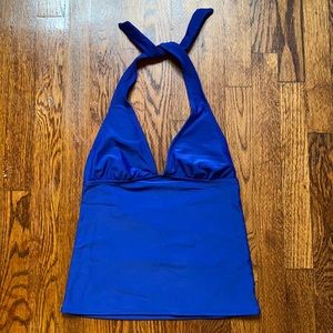 Old Navy Halter Tankini Swim Top in Royal Blue, S